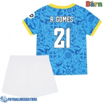 Fotballdrakt Barn Wolves Rodrigo Gomes #21 Tredjedraktsett 2025-26 Kortermet (+ Korte bukser)